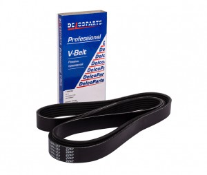 Ремень приводной поликлиновой 6PK1557 CHEVROLET Cruze (09-),Aveo (12-) кондицион 19347456 DELCOPARTS