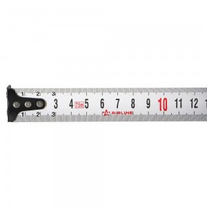 Рулетка AIRLINE 7.5 м х 25 мм (автостоп, магнитный зацеп) в прорезиненном корпус ATBQ028 AIRLINE