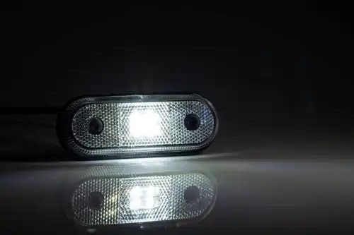 фонарь габаритный! белый LED 120x46 с проводом 0.5м\ FT020BLED FRISTOM