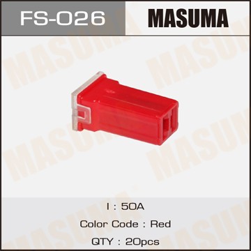 предохранитель силовой! 50A красный\ FS-026 MASUMA