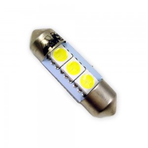 к-т ламп! светодиодных SV010 T11, белый (SV8.5/8) 3SMD 5050 31мм, блистер 2шт\ A07043S AVS