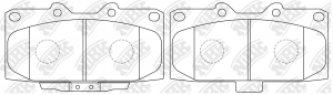 Колодки тормозные дисковые SUBARU FORESTER 2.0 98-02/IMPREZA 2.0 94-  PN7463 PN7463 NIBK