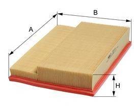 фильтр воздушный! 294x228x57\ MB W202 1.8-2.5TD 93> /W163 2.3-5.5 97> K472 MFILTER AUTOMOTIVE FILTERS