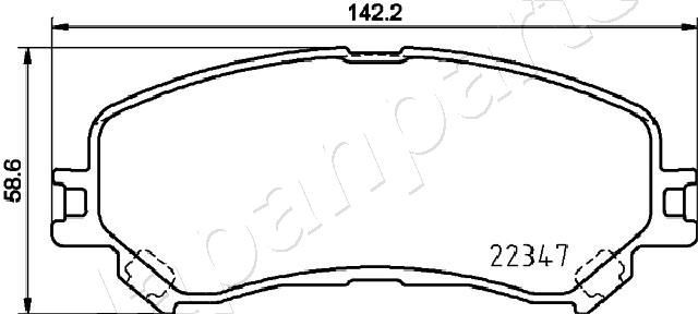 Renault Espace V 2014> PA0707AF JAPAN PARTS GROUP