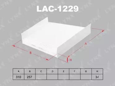 фильтр салона!\ MB W124 all 93-95/W211/T211 all 02> LAC-1229 LYNXAUTO