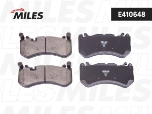 Колодки тормозные передние (Смесь Low-Metallic) W204/W211/W212/R230 63/65AMG 06- E410648 MILES