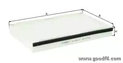 Фильтр салона AG399CF AG 399 CF GOODWILL