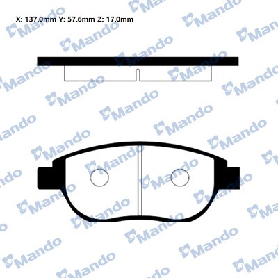 CITROEN XSARA / PEUGEOT 307 136.8x57.5x19.4 / BOSCH MPP11 MANDO