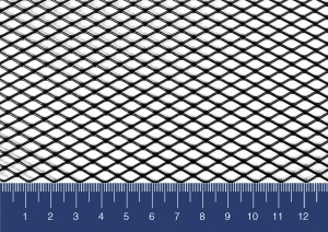 сетка радиатора защитная! 1000х400 R10, алюм., чёрная\ ZS10012 RIVAL