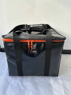Сумка-холодильник (термосумка) BIG SIZE, 50 л, 41*42*30 см, вертикальная, черная ADCB026 AIRLINE