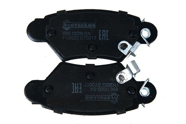 колодки дисковые пер. с антискр.пласт.!\ Opel Astra 1.2i-2.0Di 98-01/Zafira 1.8i 1566 000B-SX STELLOX