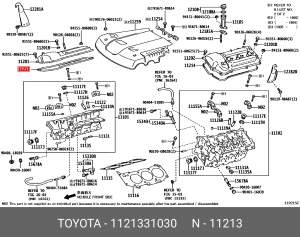 Прокладка клапанной крышки 11213-31030 11213-31030 TOYOTA