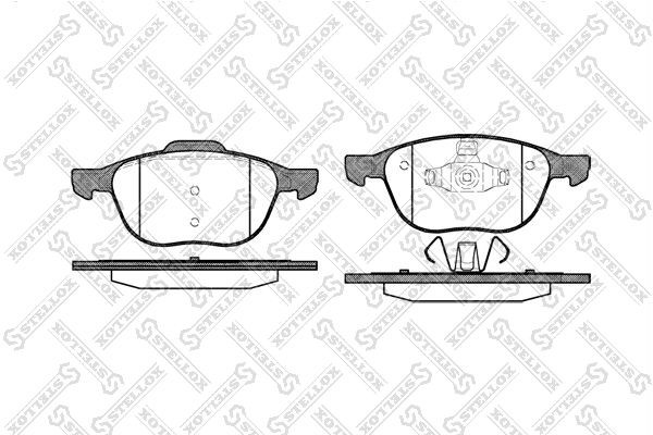 колодки дисковые п.!\ Great Wall H6 13>, Isuzu D-Max 2.4/3.5/2.5D/3.0D V6 02> 1109-014-SX STELLOX