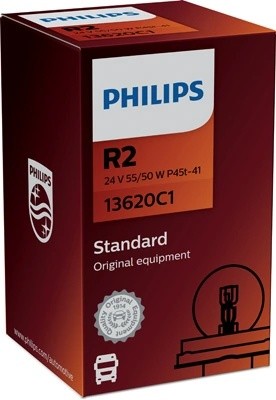 Лампа 24V R2 55/50W P45t PHILIPS 13620C1 PHILIPS