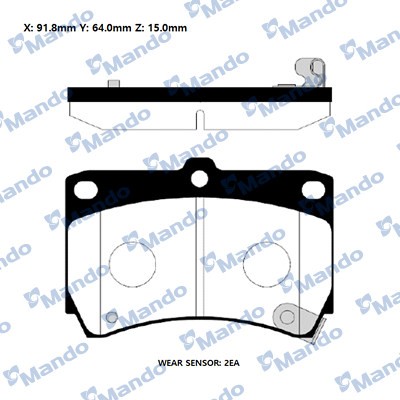 MAZDA 121 90-96 / 323 89-98 / RIO (2000-2004) 1.3 16V, 1.3/1.3 16V/1.6/1.6 16V/1 MPK06 MANDO