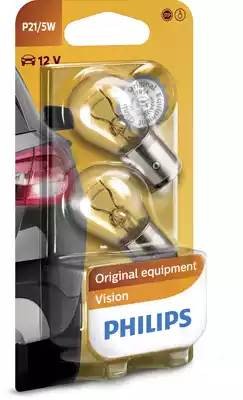 Лампа 12V P21/5W BAY15d блистер (2шт.) PHILIPS 12499B2 PHILIPS