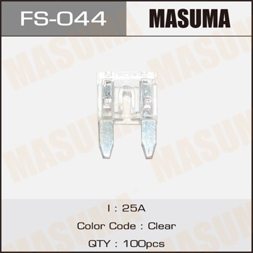 предохранитель! mini 25A, 1 шт.\ FS-044 MASUMA