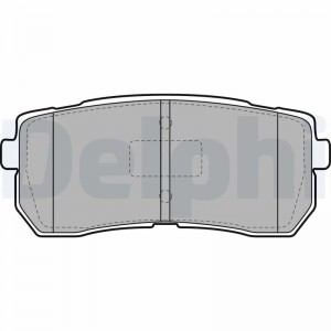 LP2095 колодки дисковые з.\ KIA Carnival 2.7i V6/2.9 CRDi 06> LP2095 DELPHI