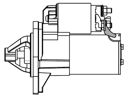 Стартер для а/м Haval H6 (14-) 1.5T 0,9кВт (тип JHEECO) (LSt 2741) LST2741 START VOLT