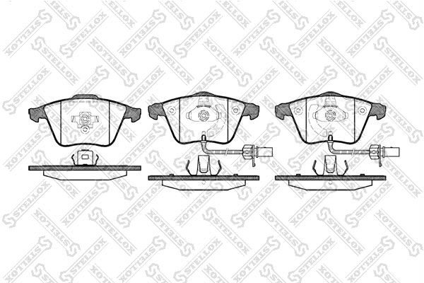 964 12 !колодки дисковые п.\ Audi A8 3.0-4.0DT 02> Disc 360x34 975-012-SX STELLOX