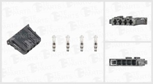 7742704 РАЗЪЁМ 4Х КОНТАКТНЫЙ (КОМПЛЕКТАЦИЯ: КОРПУС, 4-PIN) TE PARTS 7742704 TE PARTS
