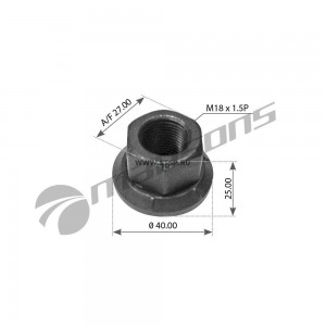 Гaйкa [D40h25.5M18x1.5P A/F 27]  10шт 200.153 MANSONS