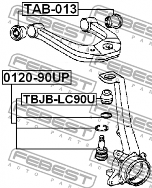 Пыльник шаровой опоры TBJB-LC90U TBJB-LC90U FEBEST
