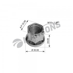 MAN 8.150-BPW/MB 814-908 M18X18X1,5/ ПОД КЛЮЧ НА 24 300.506 MANSONS