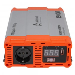 Преобразователь напряжения (инвертор) 12-220V 1500Вт AIRLINE API150008 AIRLINE