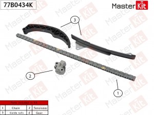 Комплект цепи ГРМ TOYOTA/LEXUS 2NR-FE/3NR-FE 77B0434K 77B0434K MASTER KIT