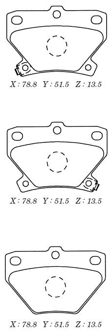 Замена на D2204MH Колодки торм. дисковые задние TOYOTA YARIS (P1/P2/P9) 99-11 D2 D2204M MK KASHIYAMA