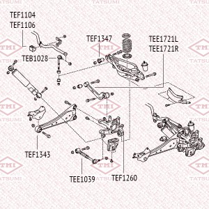 TOYOTA RAV 4 (2006-2013) TEE1721R TATSUMI
