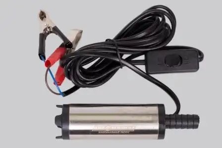 Насос для перекачивания топлива 12V "Автомагнат" Silver (диаметр 38 мм, без филь AM21007 AVTOMAGNAT