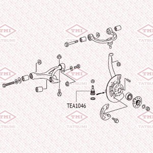 опора шаровая нижняя!\ MERCEDES W164/W251 06> TEA1046 TATSUMI