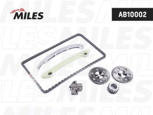 Комплект цепи ГРМ (co звездочками) FORD/VOLVO 1.8/2.0 04- AB10002 AB10002 MILES