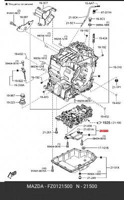 Фильтр АКПП MAZDA FZ01-21-500 FZ0121500 MAZDA