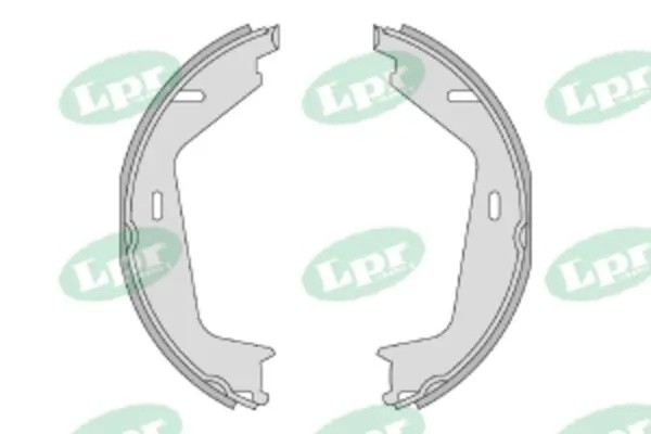 Комплект тормозных колодок 01036 01036 LPR