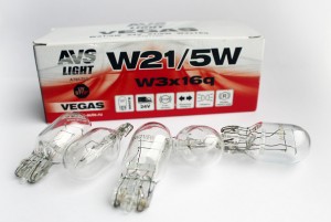 Лампа 24V W21/5W W3x16q AVS A78175S AVS