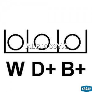 Генератор FORD Escort KRAUF ALB0738YX KRAUF