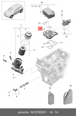 Болт VW AUDI OE N 107 002 01 VAG
