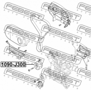 Натяжитель ремня ГРМ OPEL ASTRA G,H 1090-J300 1090-J300 FEBEST