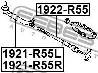 MINI COOPER (2000>) 1921-R55L FEBEST