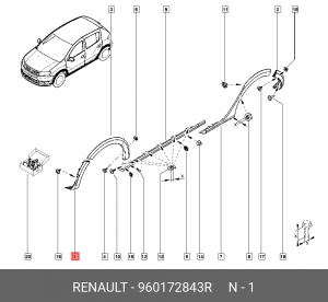 RENAULT SANDERO (2014>) 960172843R RENAULT