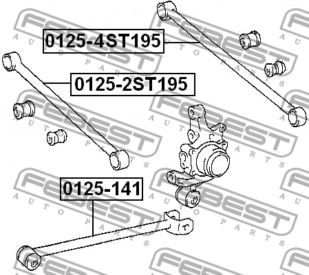 Рычаг подвески 0125-4ST195 0125-4ST195 FEBEST