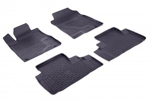 Коврик салона HONDA CR-V 4 (12-16) резина черный (4 предм.) SEINTEX 85083 SEINTEX