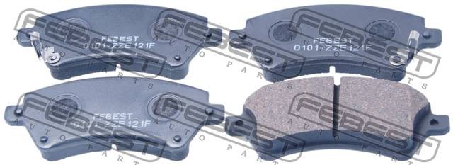 Колодки тормозные дисковые передние 0101-ZZE121F FEBEST