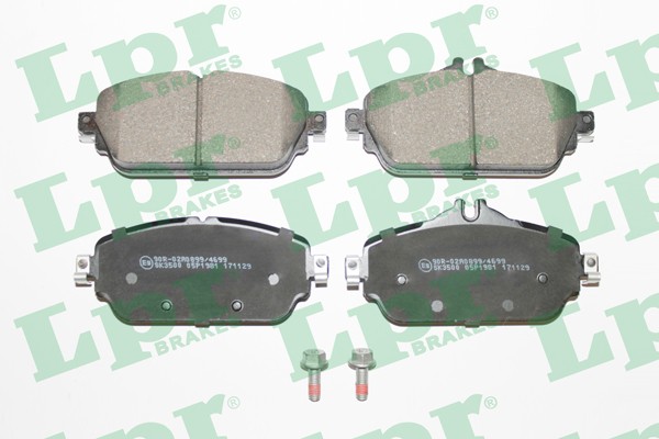 Колодки тормозные дисковые 05P1981 05P1981 LPR
