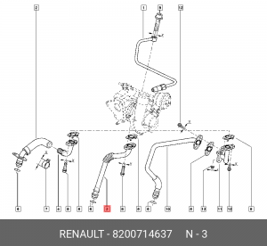 RENAULT MODUS (2004>) 8200714637 RENAULT