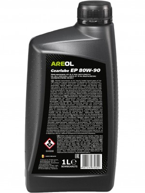 AREOL Gearlube EP 80W90 (1L) трансмис. минерал. масло для гипоидных передач! API 80W90AR075 AREOL