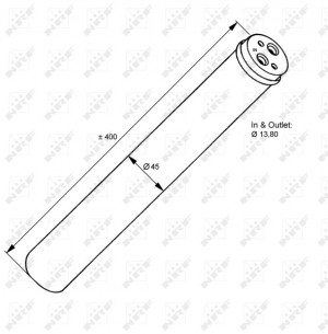осушитель кондиционера!\ MAN CLA 06>/ E2000 00>/ TGA 00>/ TGL/TGM 05>/ TGS/TGX 0 33118 NRF